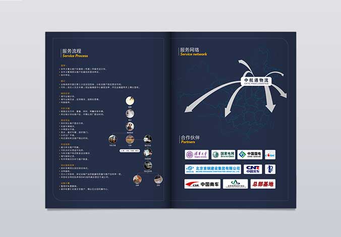 中航通物流  宣传册设计  物流画册设计 北京画册设计公司