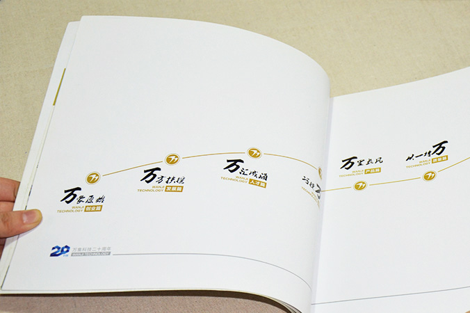 万集科技 画册设计 宣传册设计 北京彩页设计